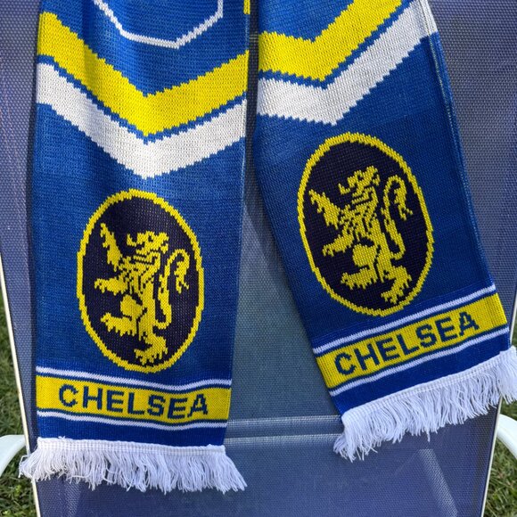 Chelsea F.C. Premier League vintage FAN football Adult OSFA scarf Never Worn - Picture 2 of 5